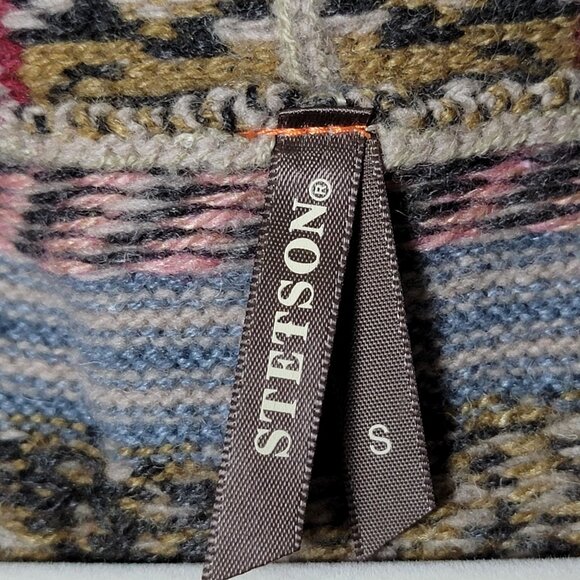 Stetson Womens Boho Western Tribal Aztec Lambswool Southwest Cardigan Small - Picture 6 of 7
